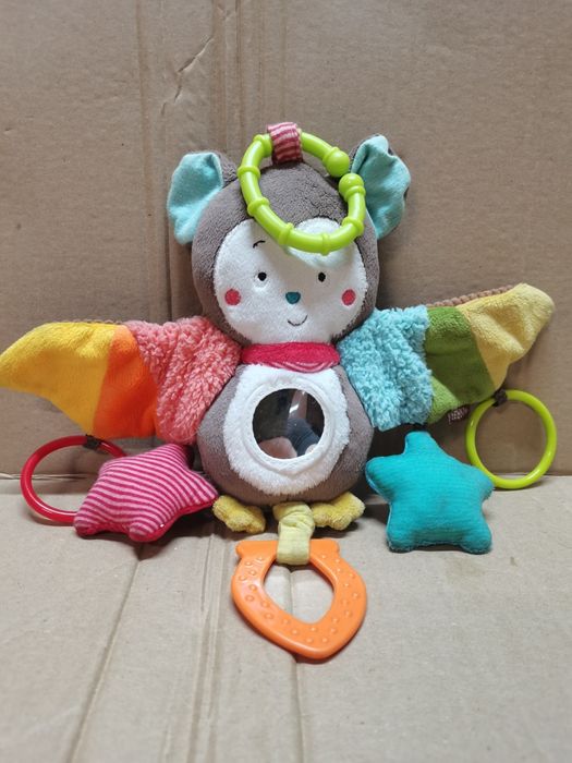 Fehn zabawka nietoperz grzechotka piszczałka