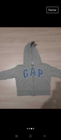 Casaco Hoodie Gap Tamanho 6/12 Meses