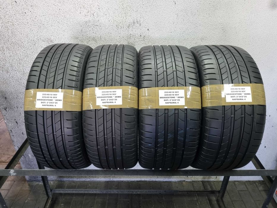 225/45/18 95Y 255/40/18 99Y Bridgestone Turanza T005* KOMPLET MONTAŻ
