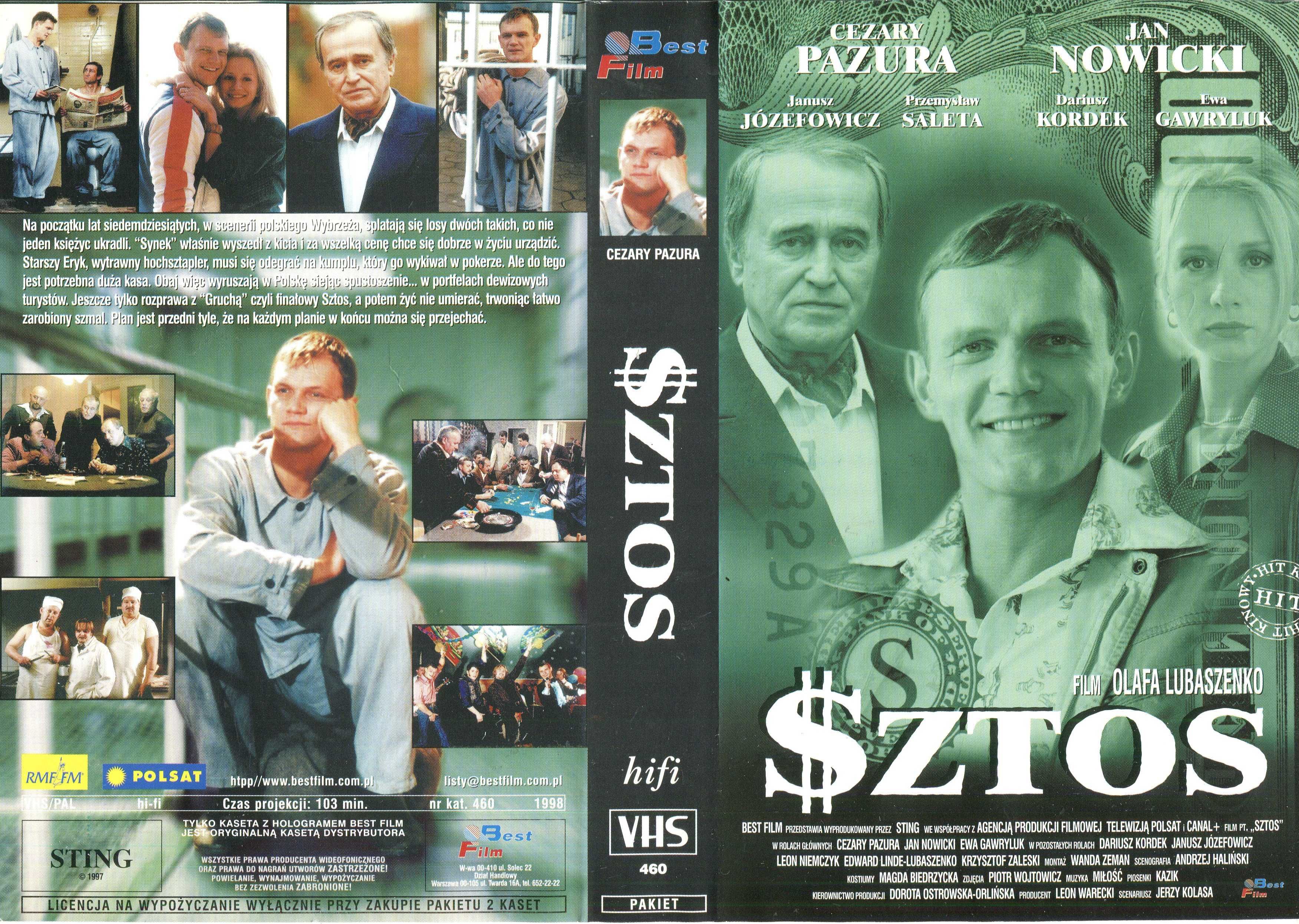 Sztos   kaseta vhs