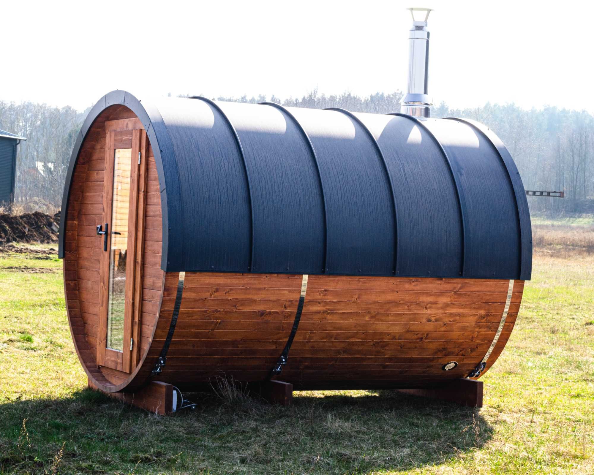 drewniana sauna rozmiar L2