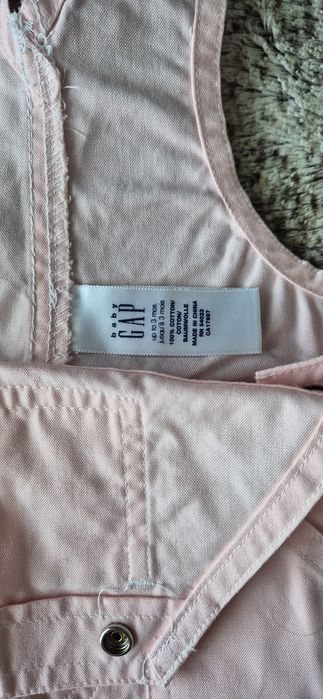 Zestaw dla dziewczynki spodnie ogrodniczki leginsy bluzka 62 cm