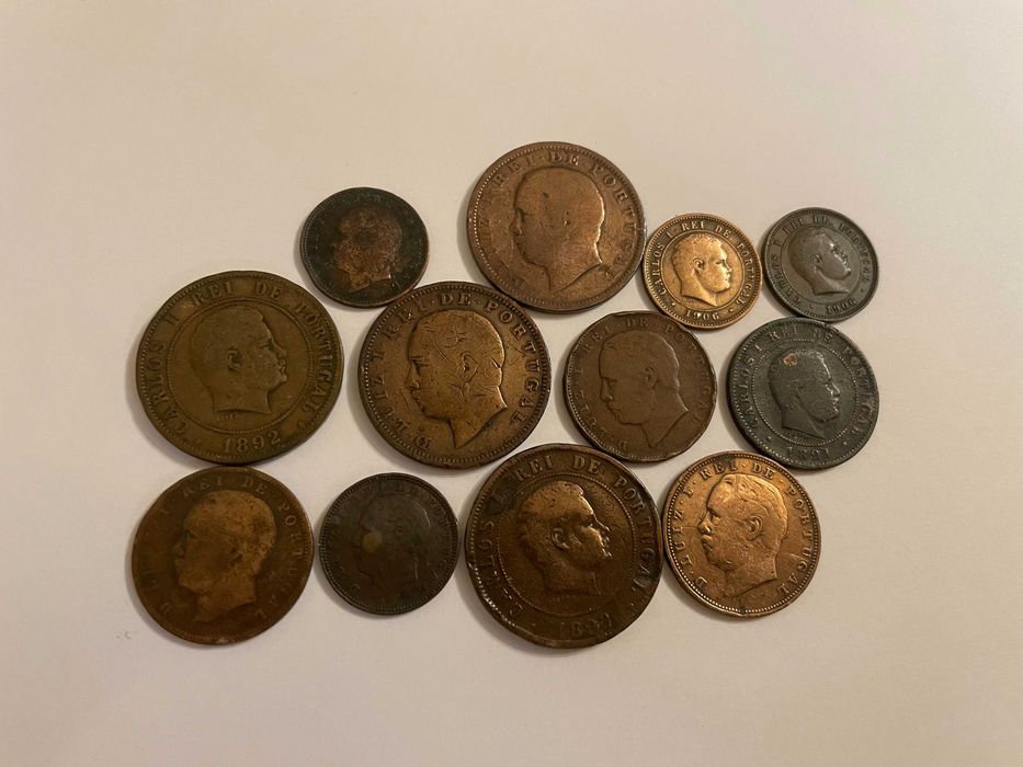 Lote de moedas da Monarquia