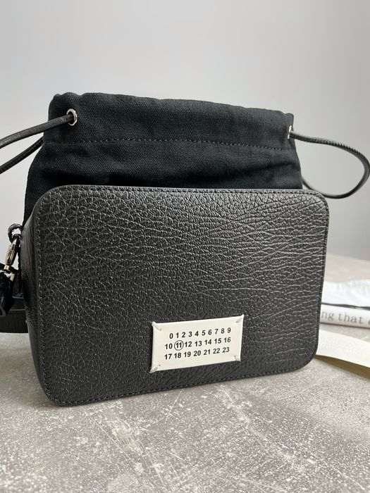 Maison Margiela 5AC Camera сумка чорна шкіряна унісекс чоловіча