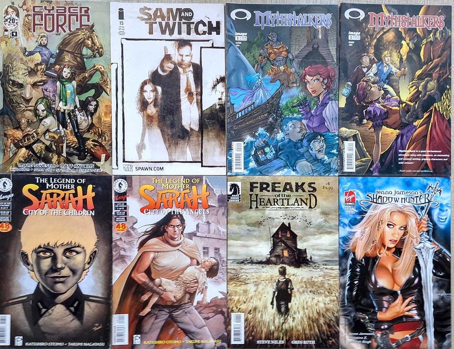 Coleção 8 Comics Usados: Image, Dark Horse,etc!