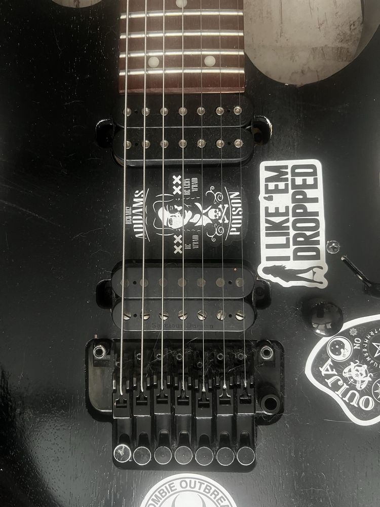 Gitara elektryczna 7 strun Ibanez RG7420Z seymour duncan nazgul most