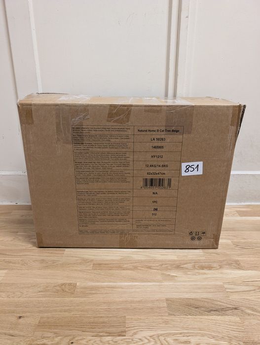 Natural Home III Drapak dla Kota Beżowy 60x40x154cm DUŻY