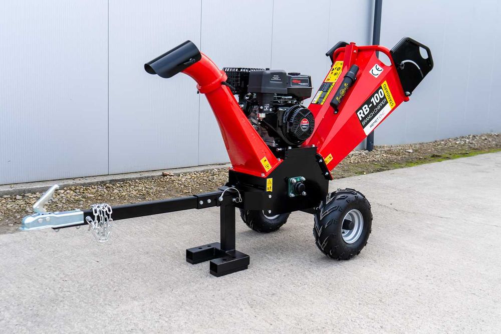 Rębak spalinowy REMET RB-100 == rozdrabniacz do ogrodu sadu