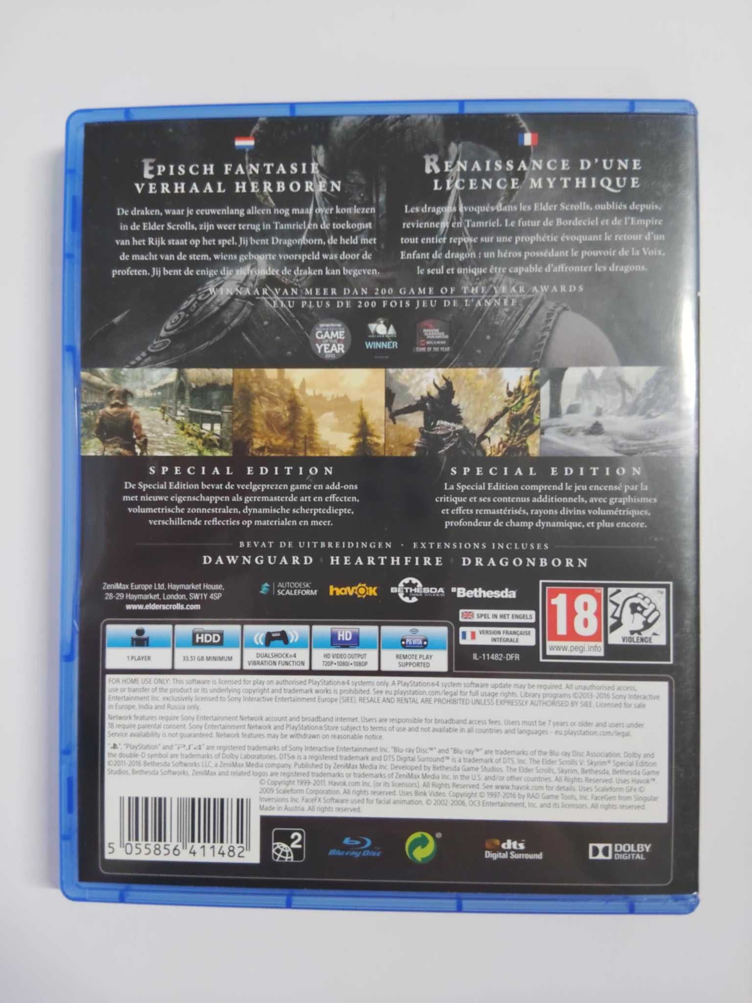The Elder Scrolls V: Skyrim Special Edition PS4
