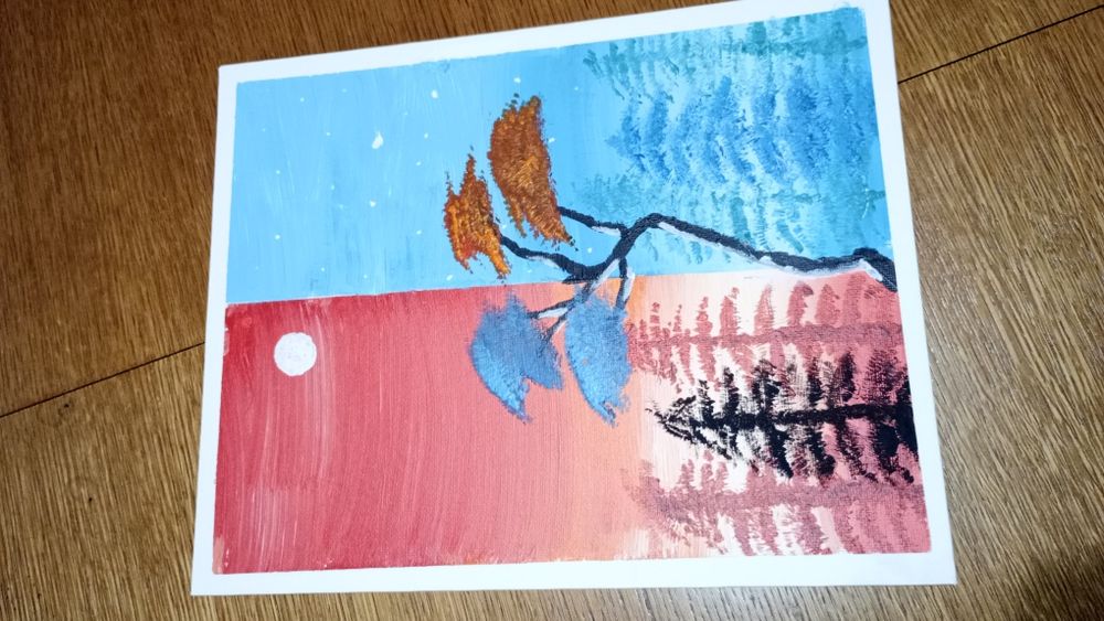 Obraz na ścianę - obrazek z drzewem