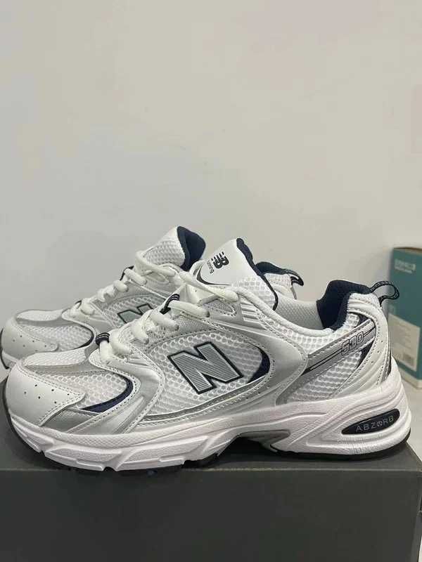 New Balance 530 White Silver Navy 37