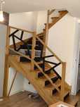 Schody drewniane na beton
