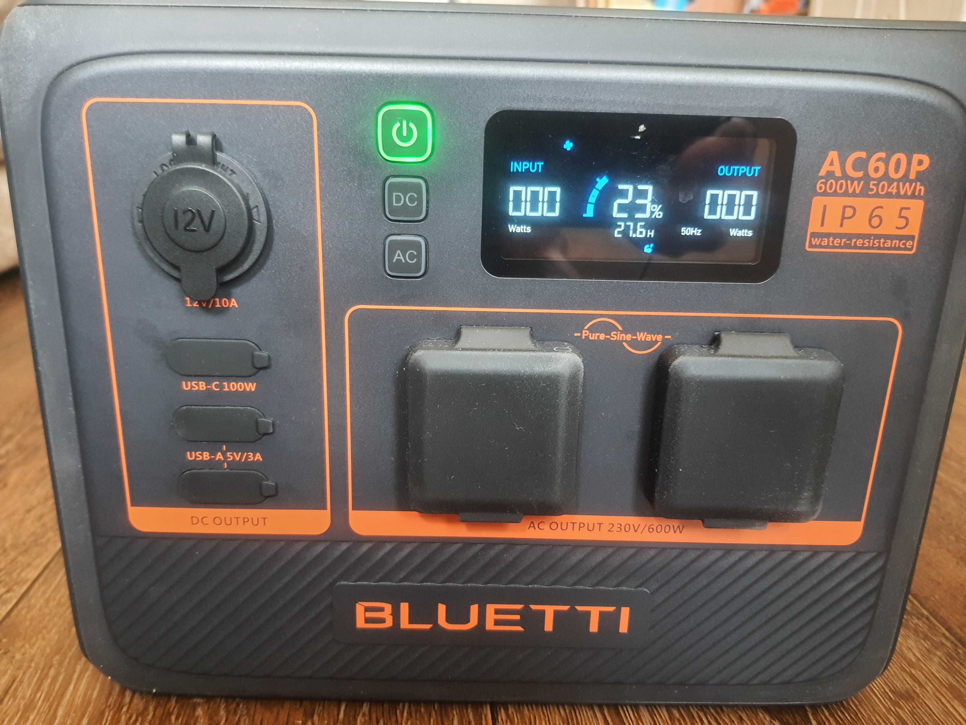 Bluetti AC60P 504Wh 140000mAh 600W