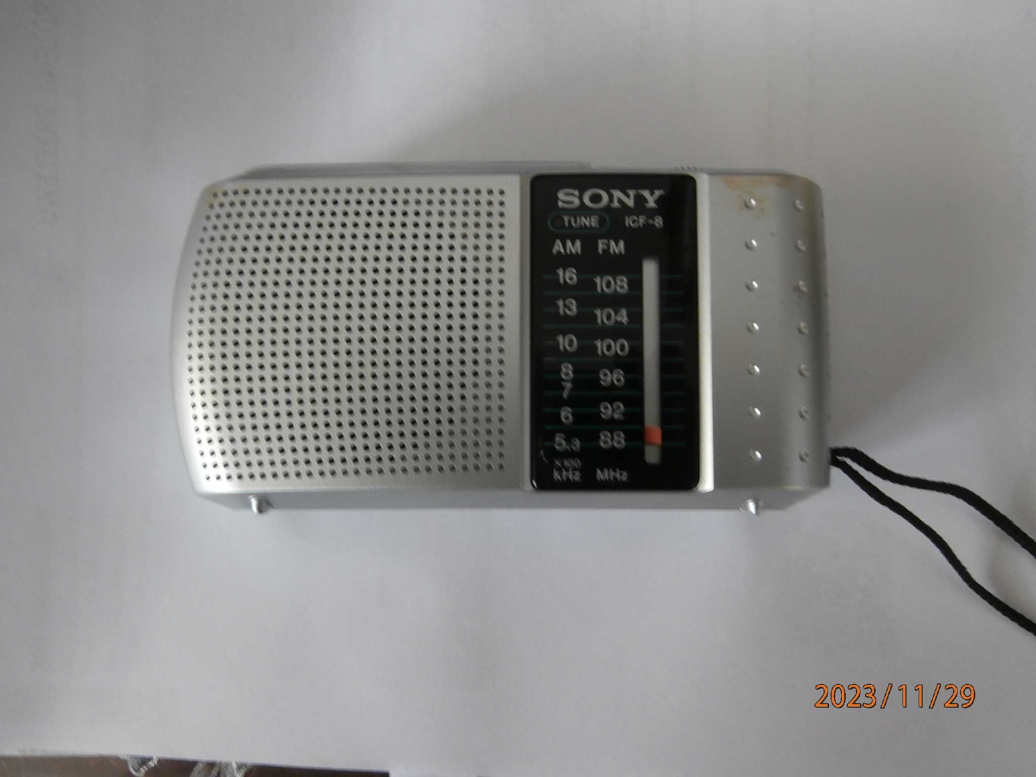 Mini Radio SONY ICF-8 , kolekcjonerskie stan idealny