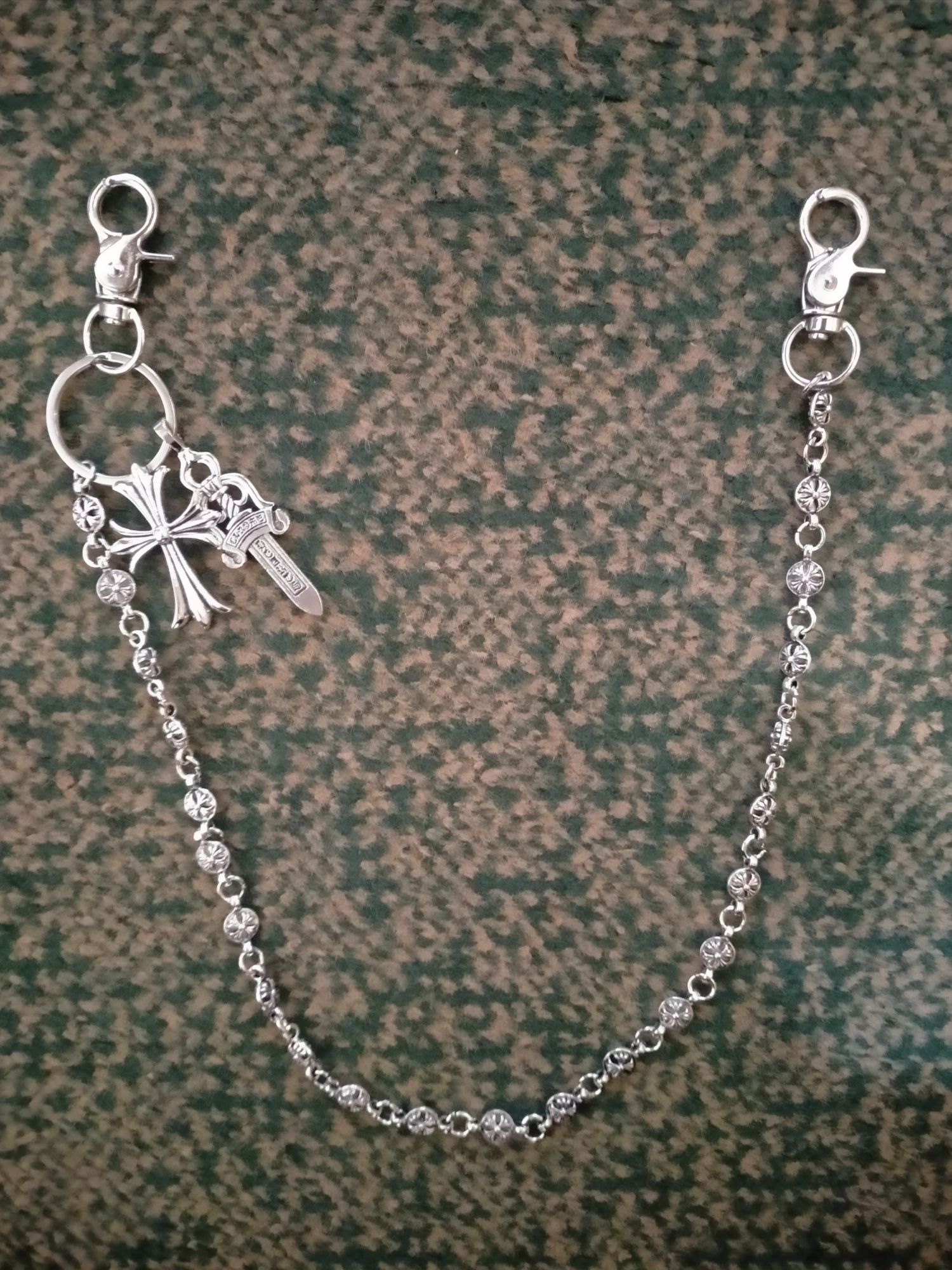Chrome hearts цепочка на джинси опіум opium
