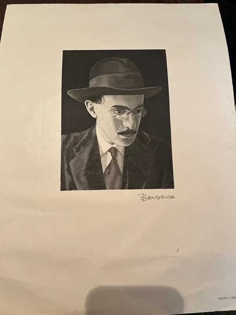 Gravura Fernando Pessoa