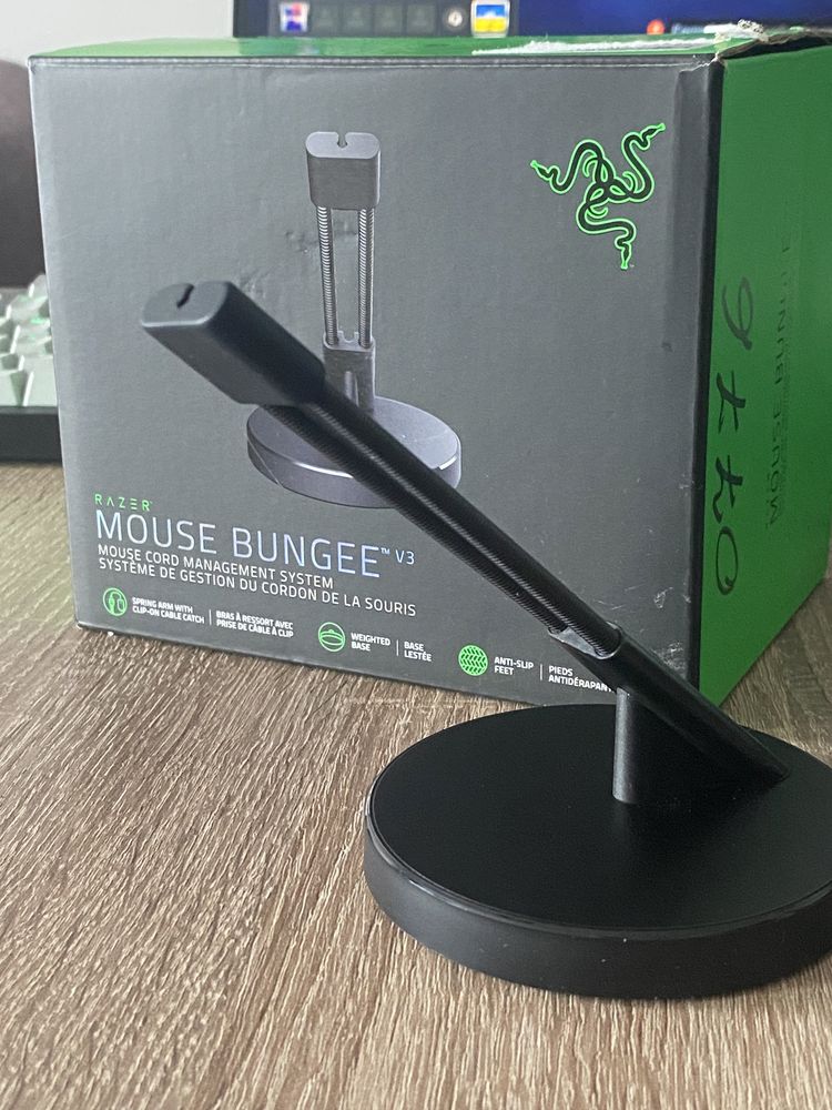 Razer bungee v3 тримач для кабеля миші