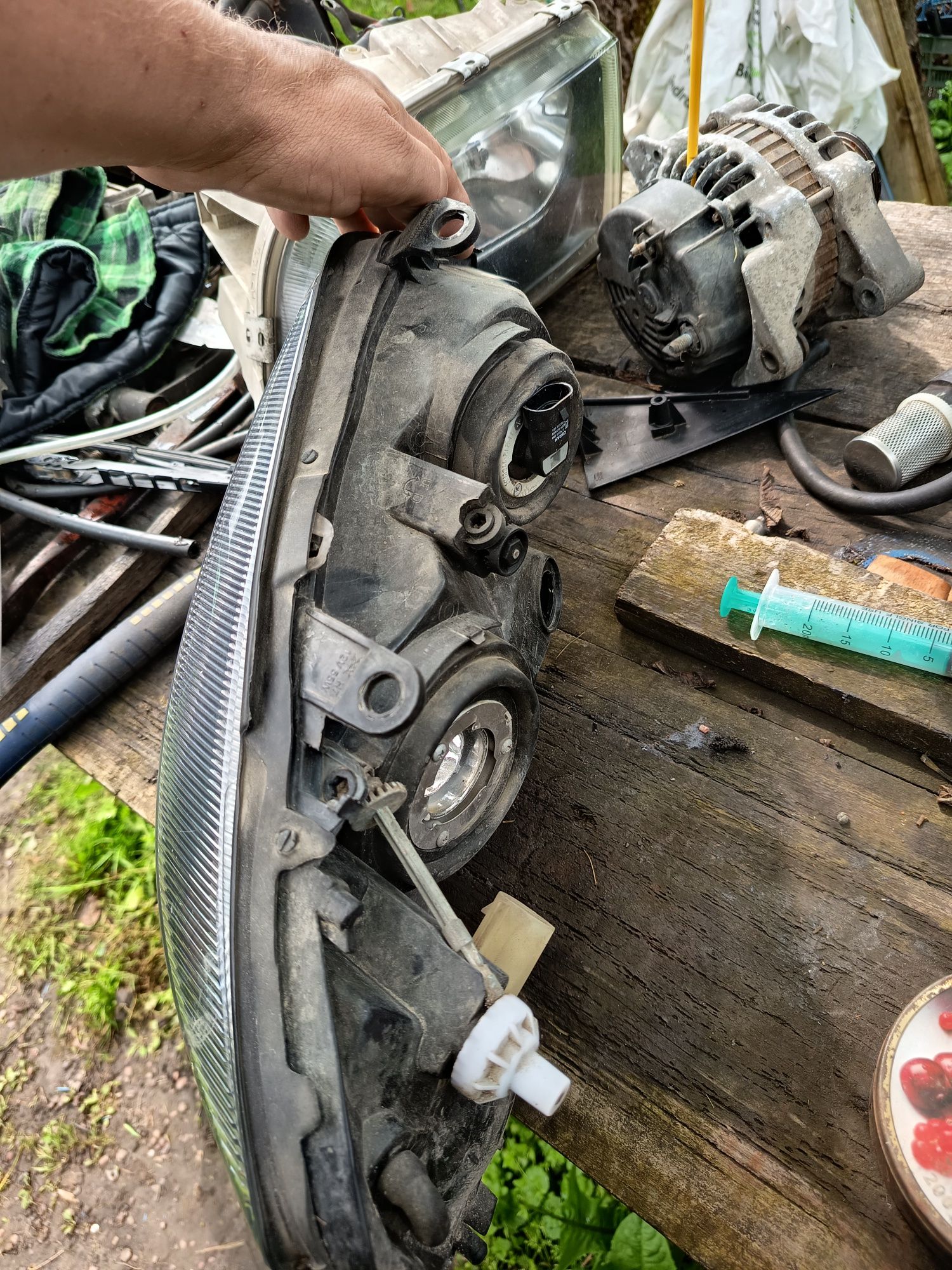 Opel astra G lampy przód