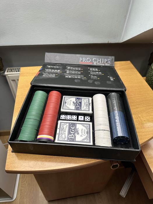 Zestaw do pokera - pro chips premium poker set