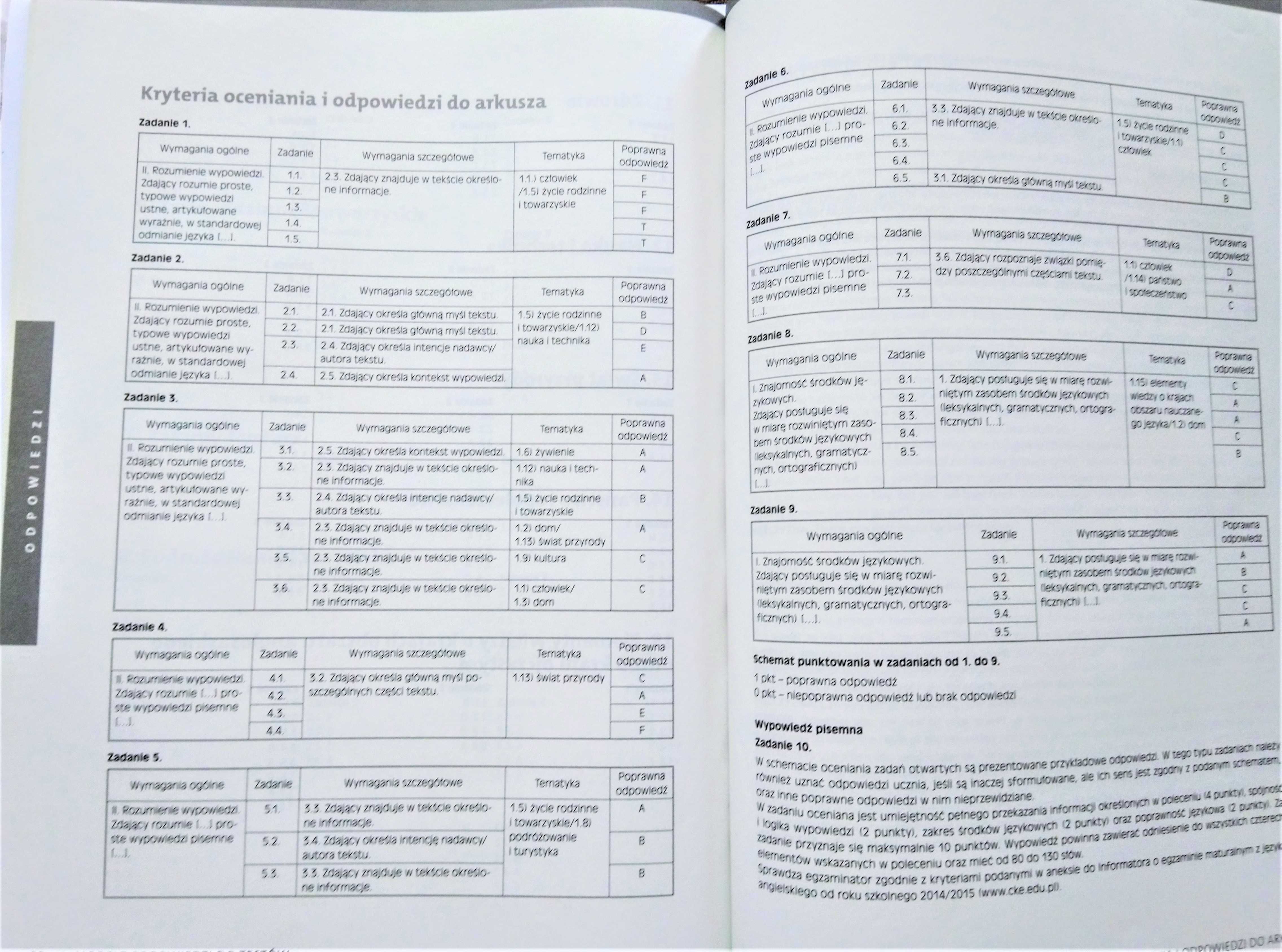 Testy i arkusze Matura 2020 Język angielski Zakres podstawowy b. dobry