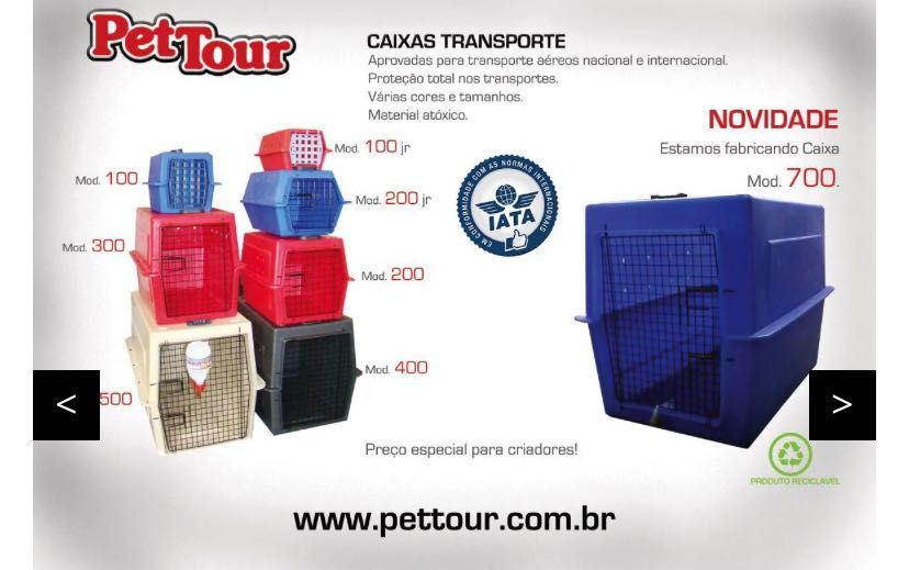 Caixa de transporte cães - usada 1 única vez - cães grande porte