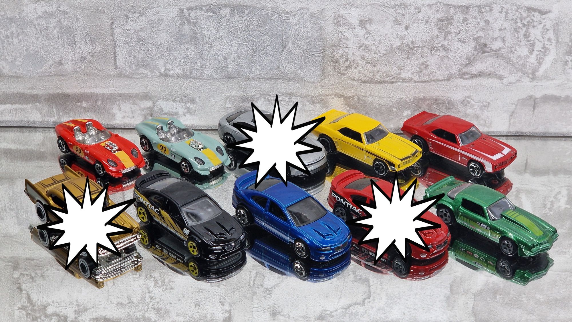 Hot Wheels novos e antigos