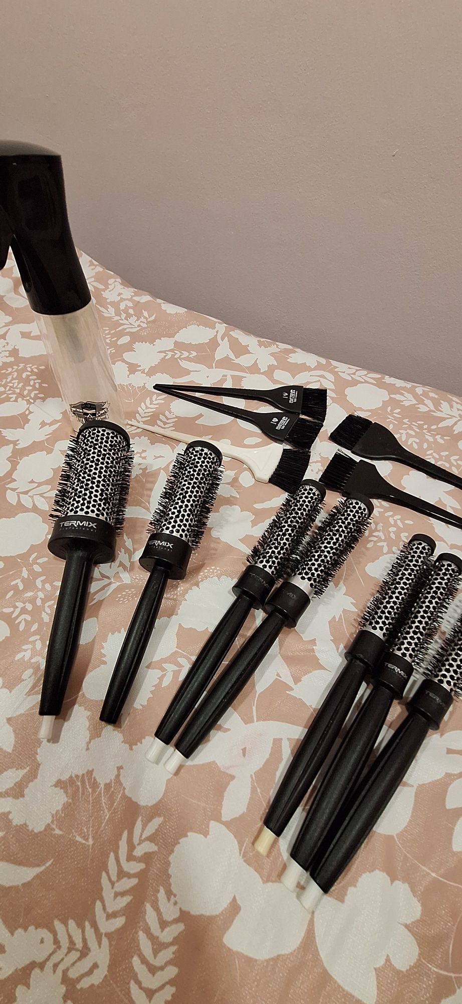 Escovas profissionais da Termix + 5 pincéis + 1 borrifador