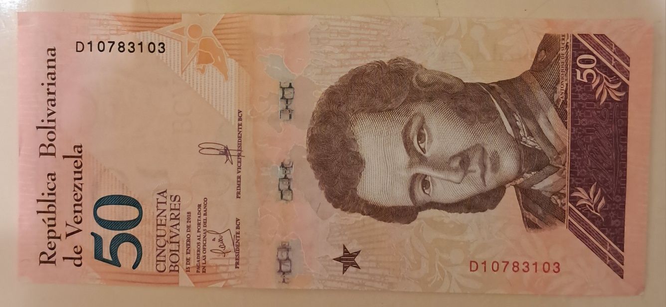Notas da Venezuela,  não circuladas.