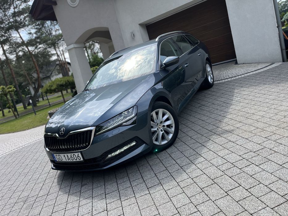 Skoda SuperB 2021-grudzień  faktura vat krajowy 2.0 TFSI 190K DSG