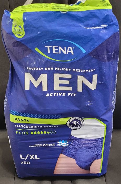 Sprzedam majtki chłonne TENA MEN