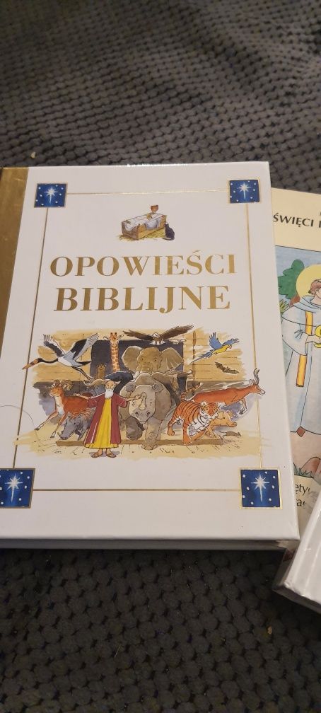 Zestaw na komunię "Biblia dla dzieci" i "Opowieści biblijne" Nowe