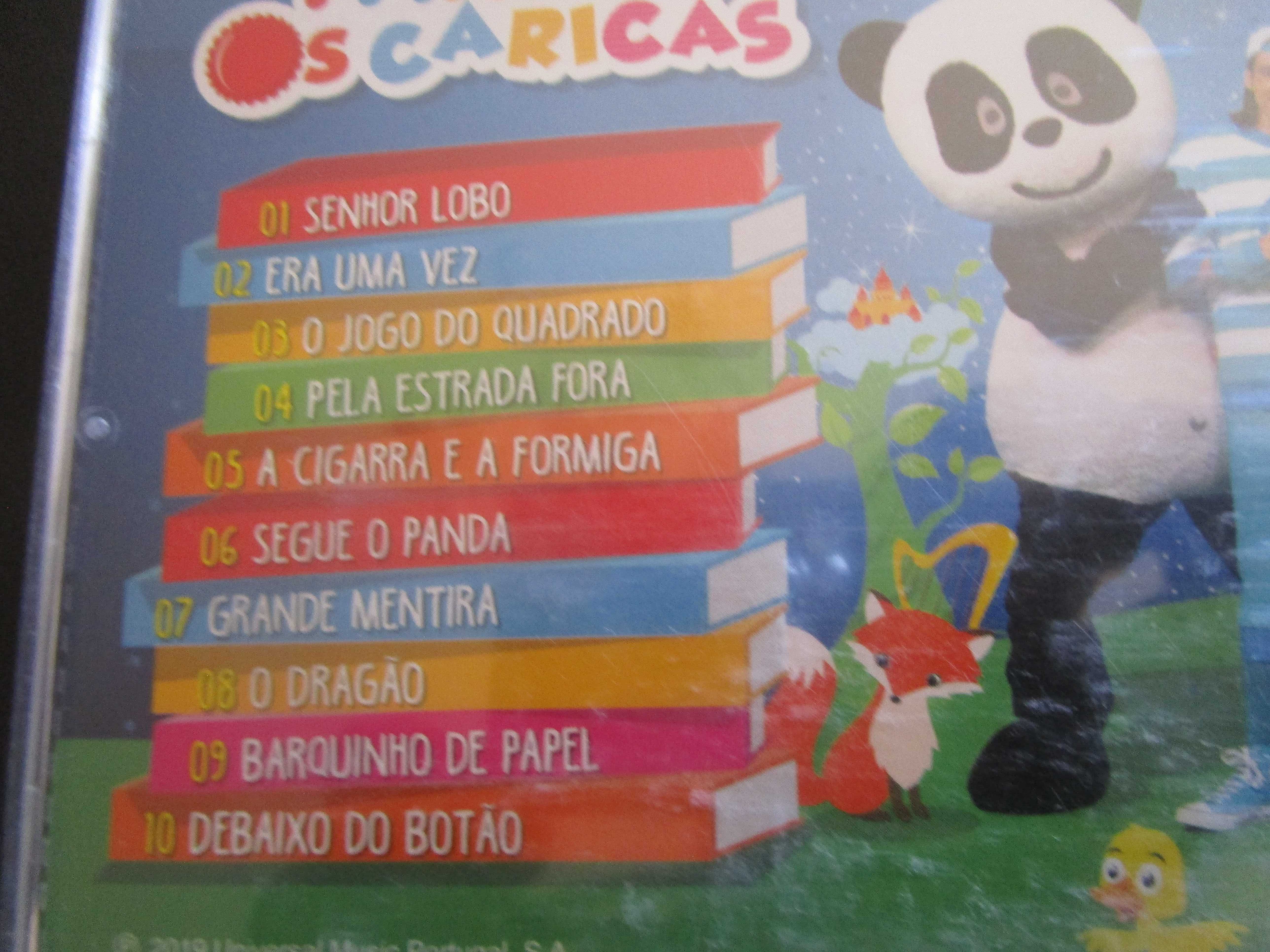 CDs Panda e os Caricas (7,5€ cada ou 25€ todos) c/ portes incluídos