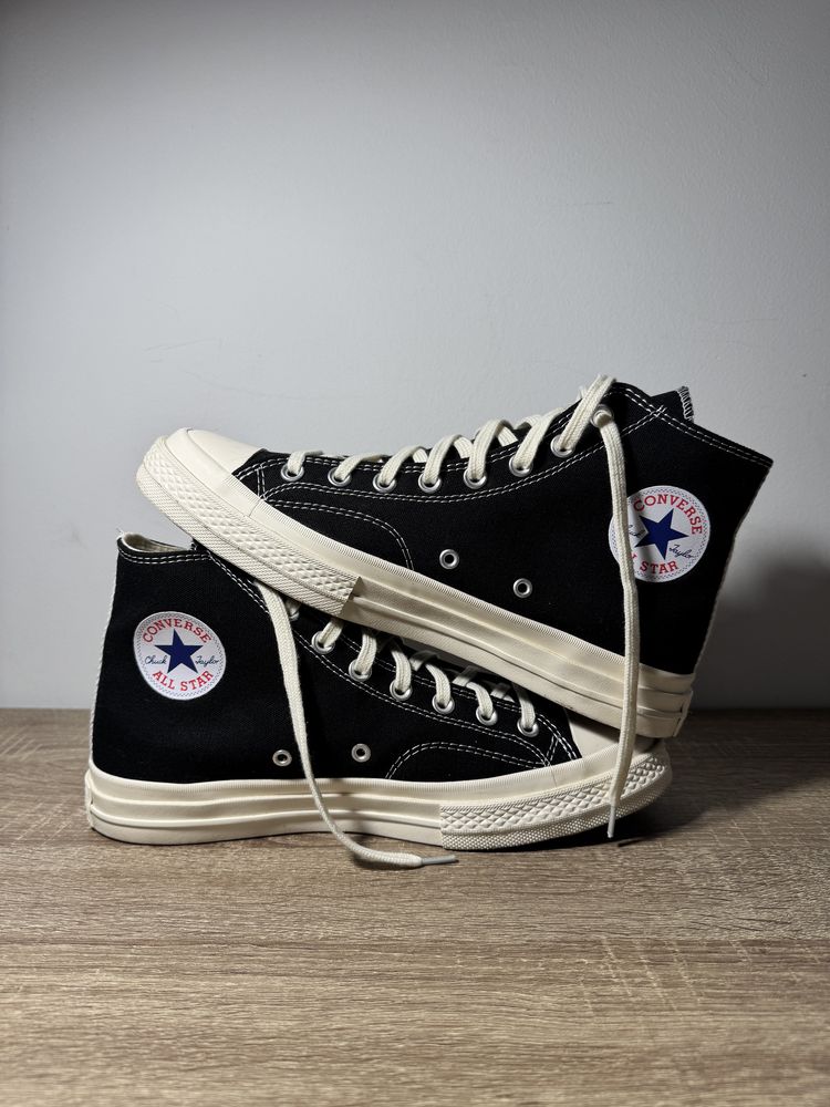 Converse Comme des Garçons Pretas