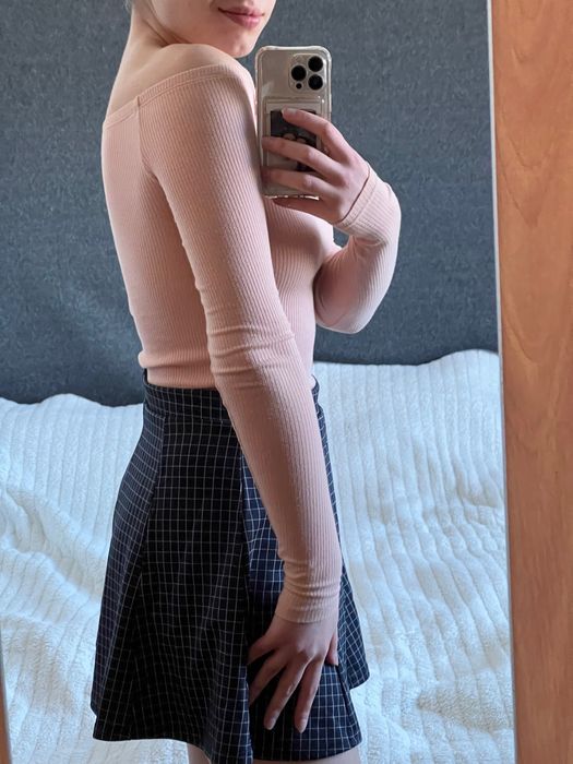 H&M Топ з довгими рукавами з відкритими плечами