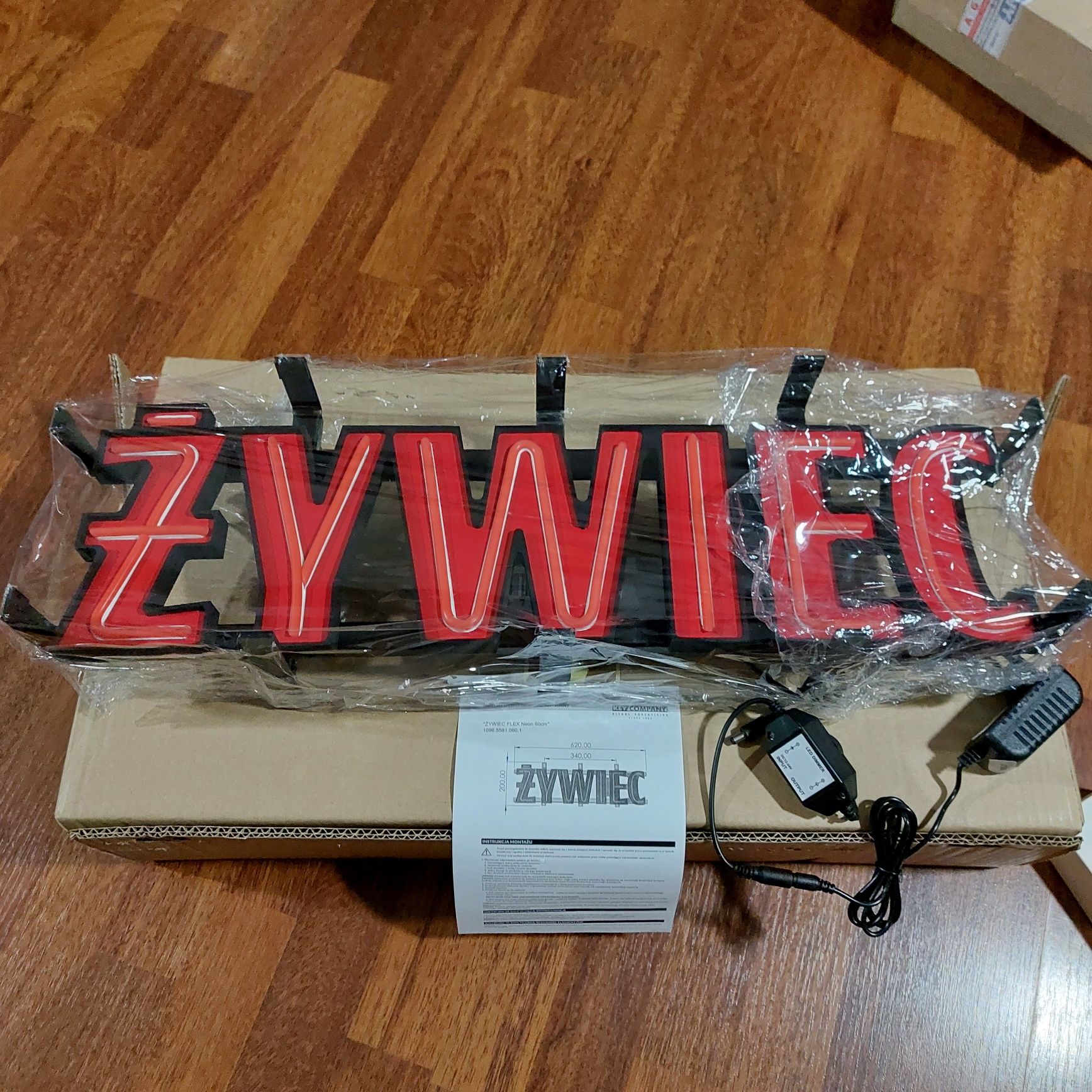 Żywiec Neon Reklama Baner Nowy