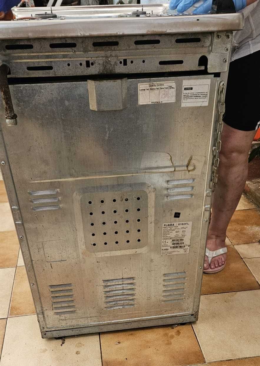 fogao a gas inox flama