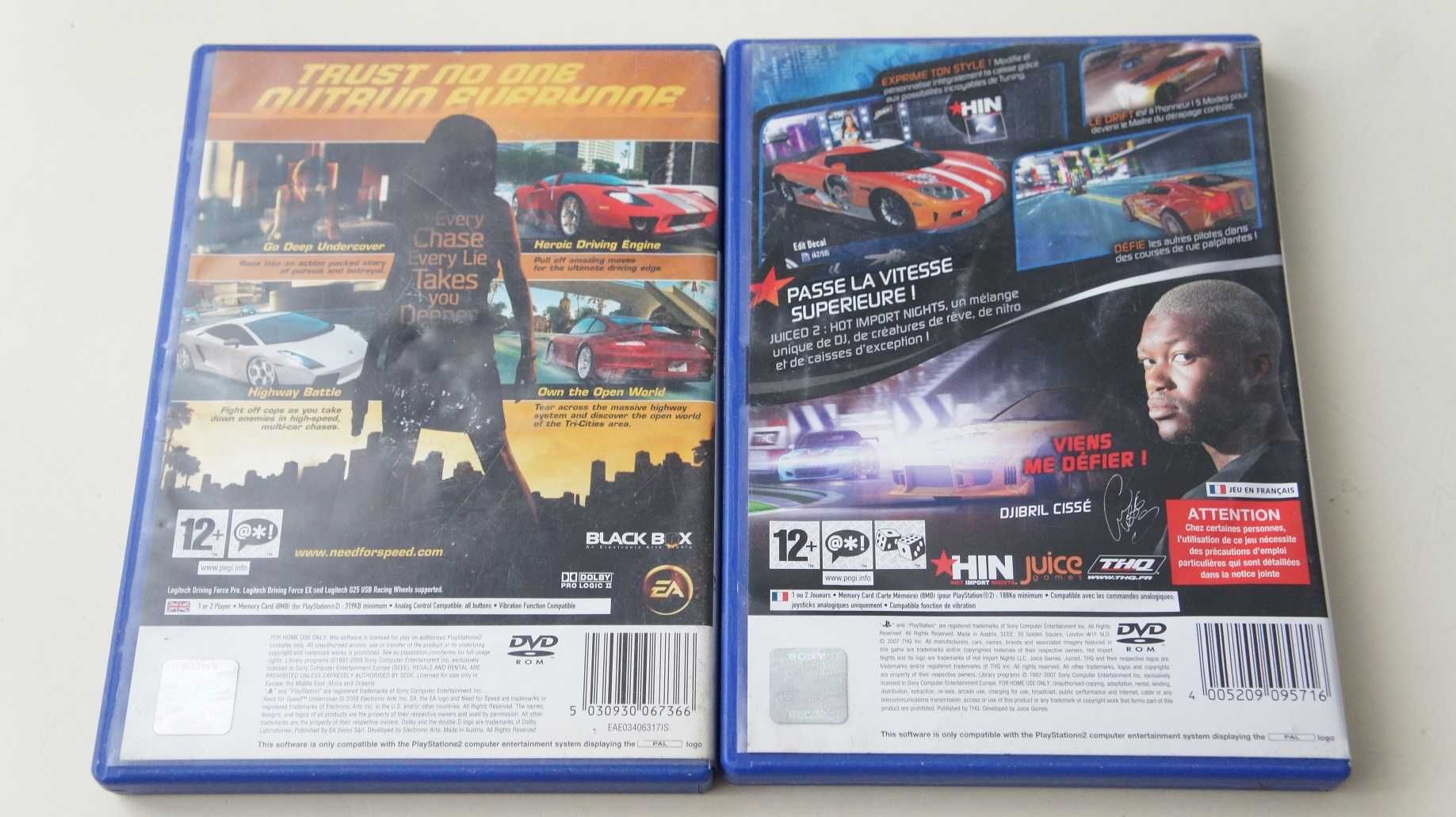 Gry PS2 NFS Most Wanted + JUICED 2