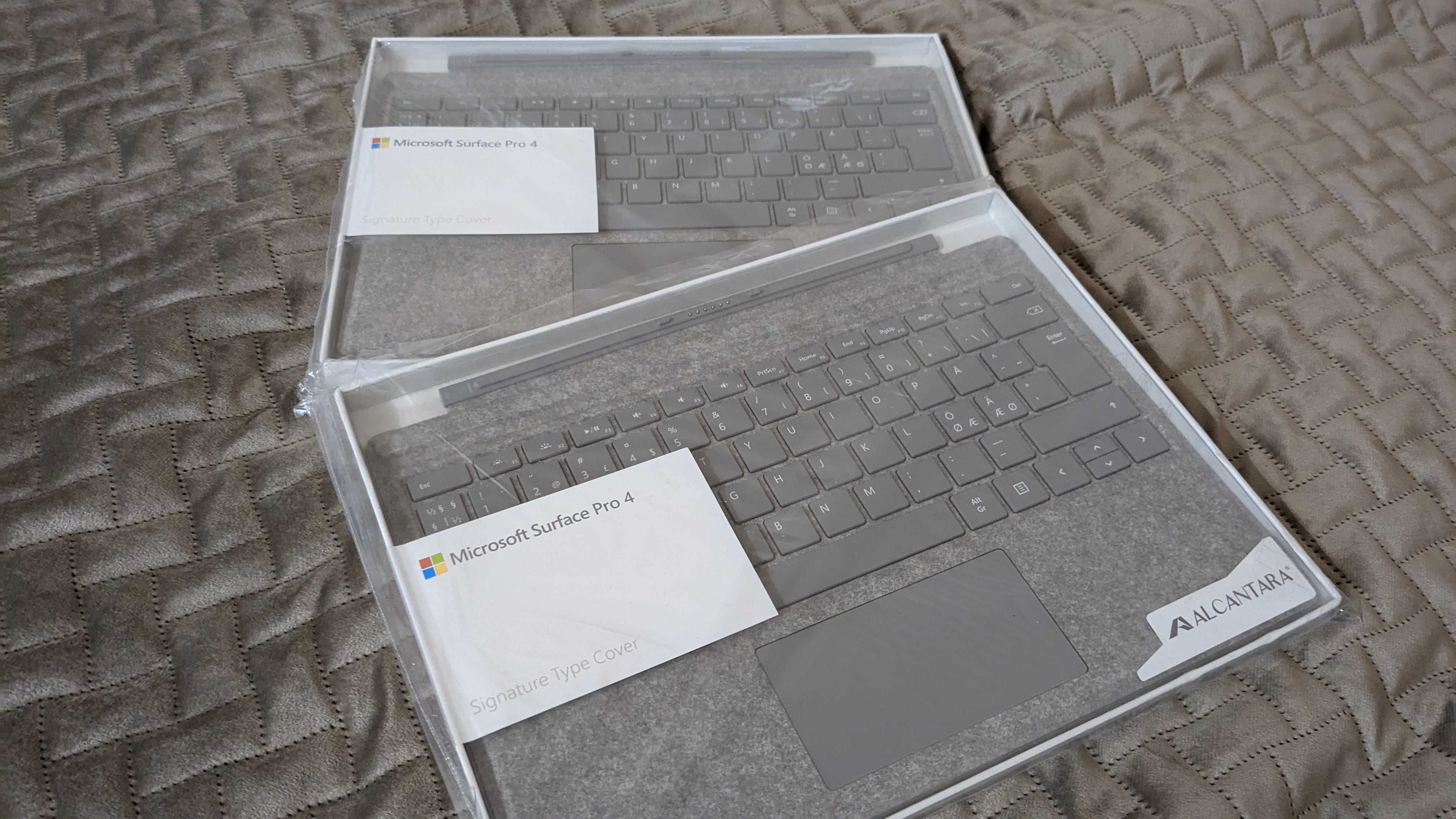 Фирменная клавитура Microsoft surface type cover 4 alcantara