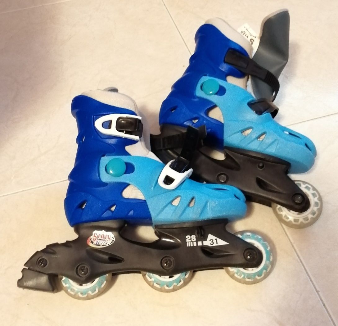 Patins em linha ajustáveis 28-31