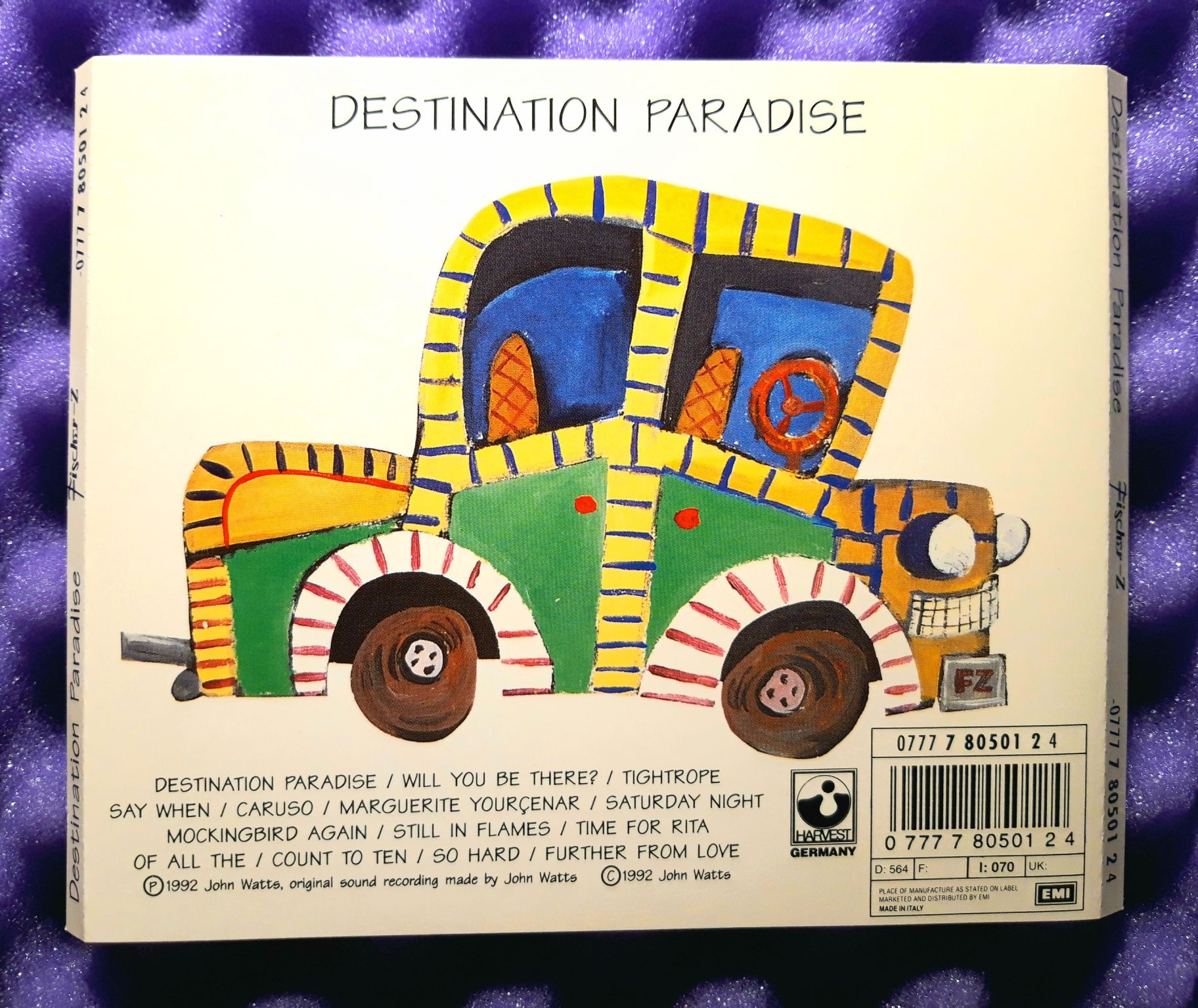 Fischer-Z – Destination Paradise (CD, 1992)