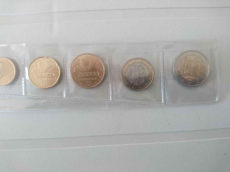Coleção / Colecção Moedas Euro ANDORRA ( especial )