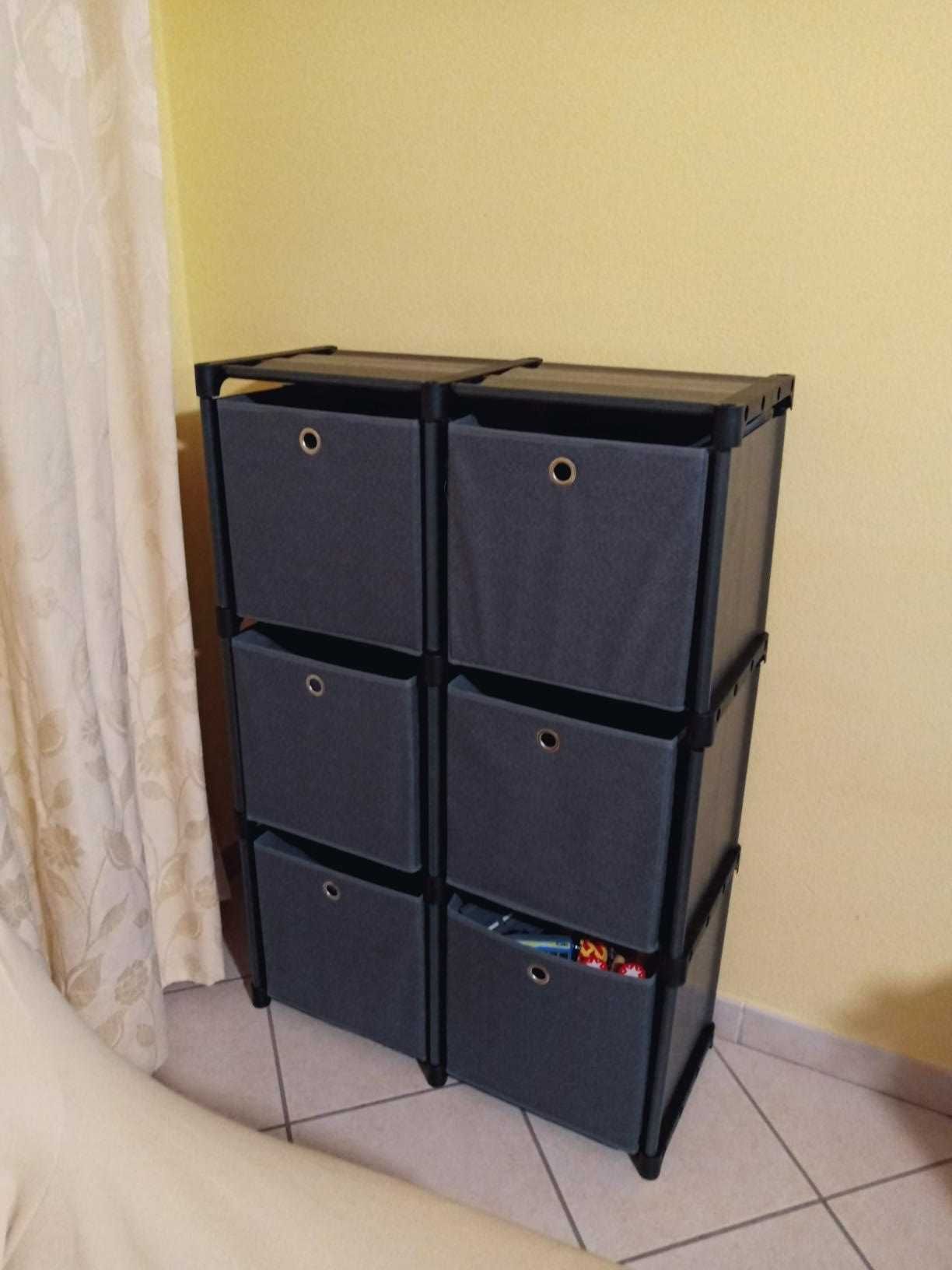 Pudełka do przechowywania modułowe wielofunkcyjne dom 6 sztuk