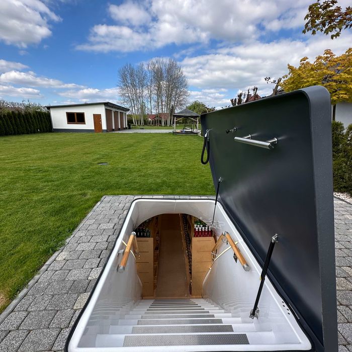 PIWNICZKA OGRODOWA, GOTOWA piwnica, ziemianka, schron, bunkier