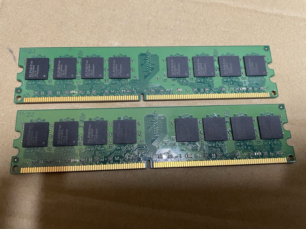 Pamiec Ram DDR2 Kingstone 2x2GB 667Mhz KVR667D2N5K2/2G  Okazja!
