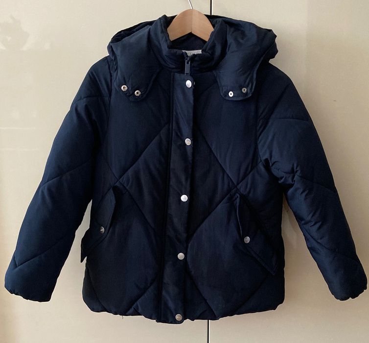 Zara kurtka granatowa pikowana r.152