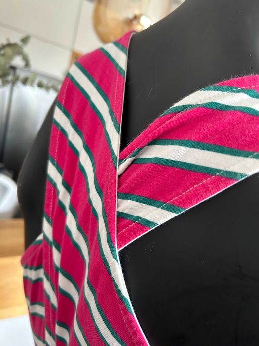 Top bluzka na ramiączkach Guess w paski rozmiar L