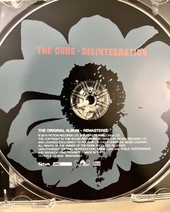 “Disintegration” The Cure - 3CDS