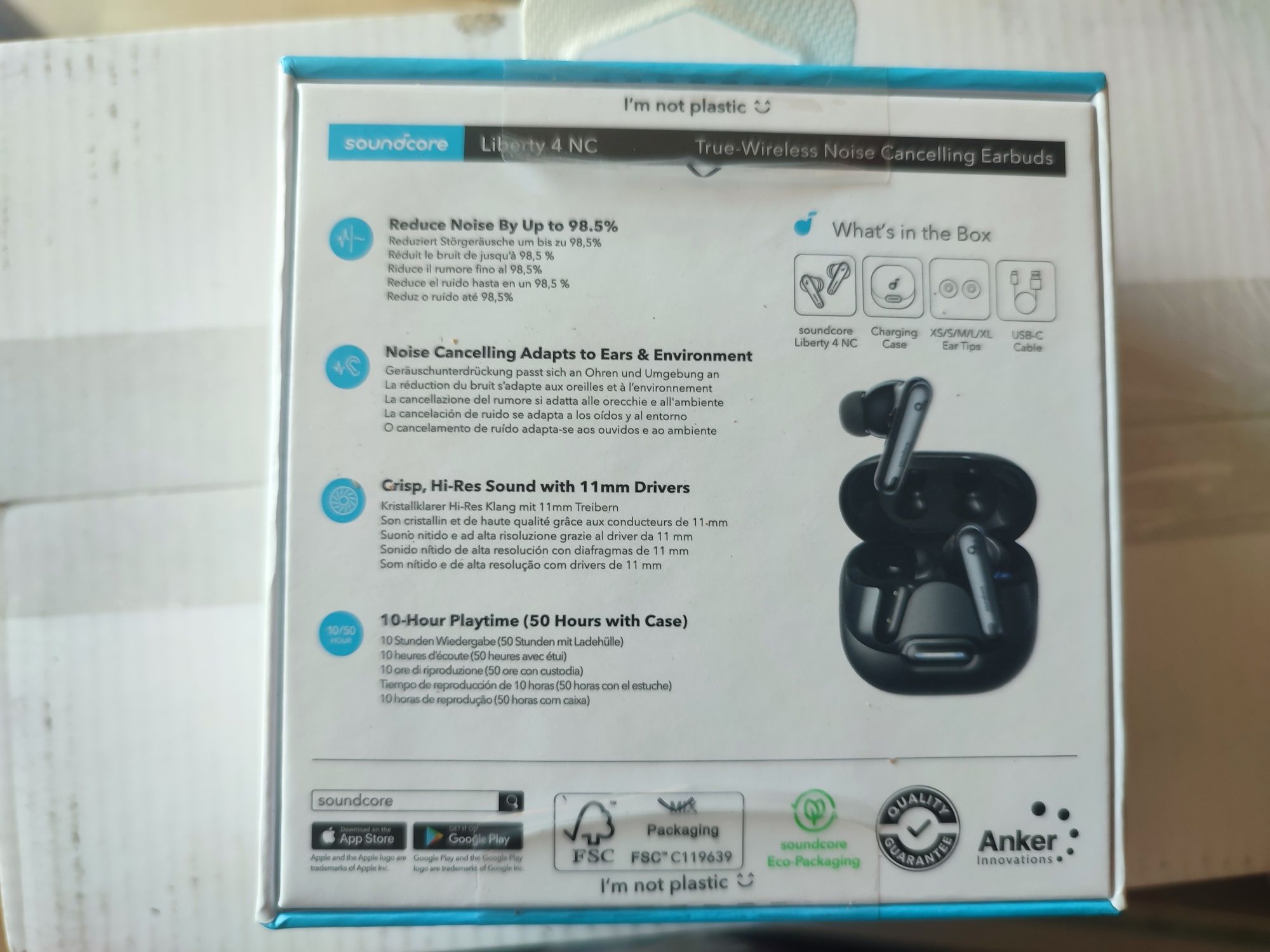 Anker Soundcore Liberty 4 NC Black  нові з пломбами)