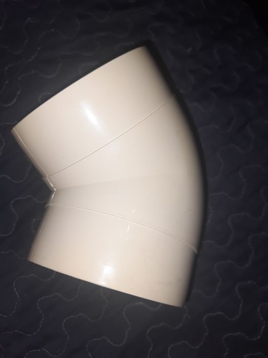 Вентиляційне коліно пластмасове AL100-90 Ø100мм 90°