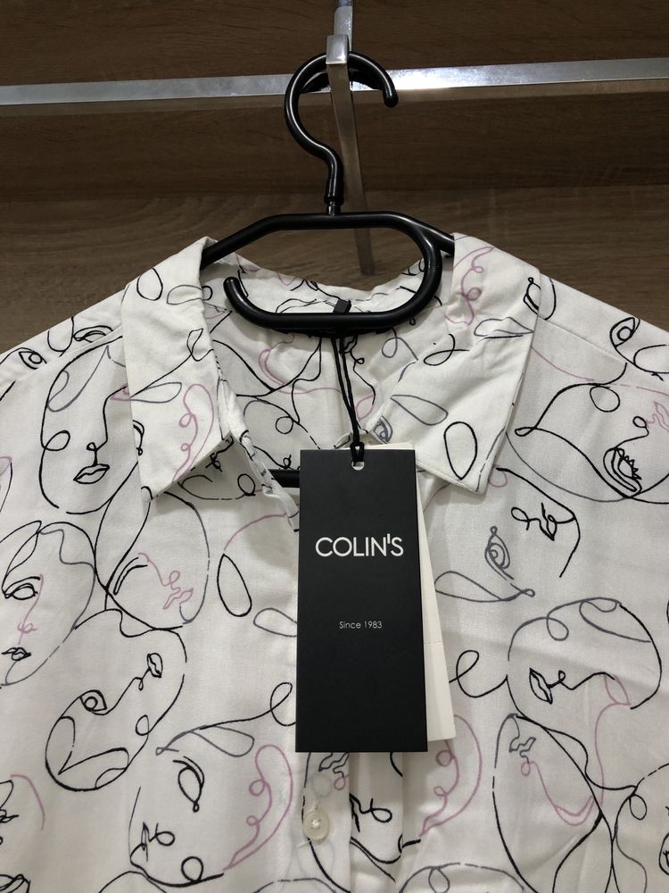 біла сорочка colins